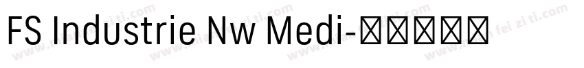 FS Industrie Nw Medi字体转换